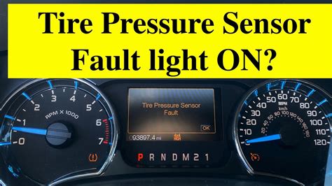 2010 ford escape tire pressure sensor fault