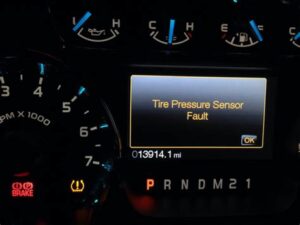 2016 mustang tire pressure sensor fault