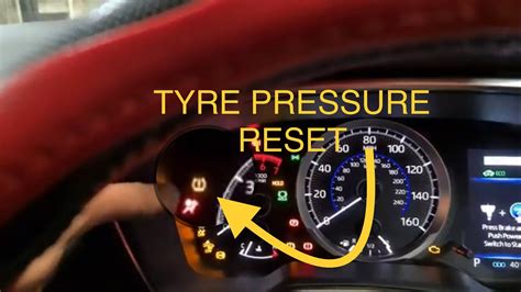 2016 toyota corolla tire pressure sensor reset