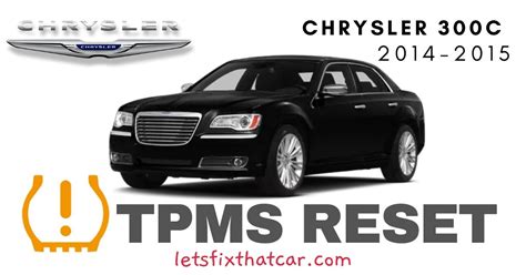 chrysler 300c tire pressure sensor reset