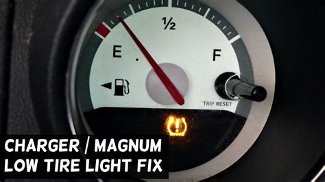 dodge challenger tire pressure sensor reset