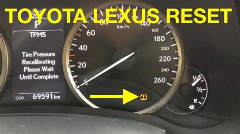 lexus gs 350 tire pressure sensor reset