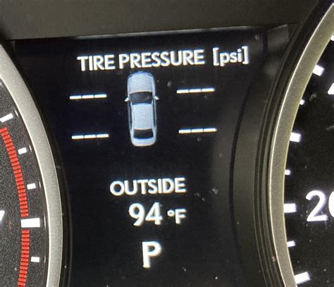 lexus tire pressure sensor problems