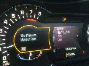 lincoln mkx tire pressure sensor fault