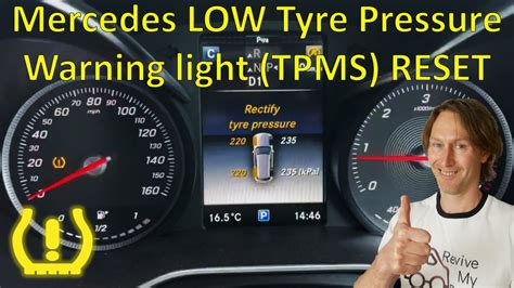 mercedes tire pressure sensor reset