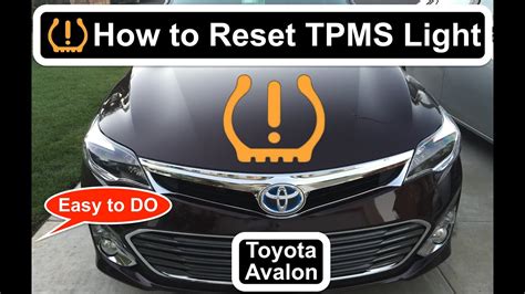 toyota tire pressure sensor light